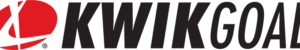 KwikGoal logo: red circular emblem with white lines next to bold black 'KWIKGOAL' text.